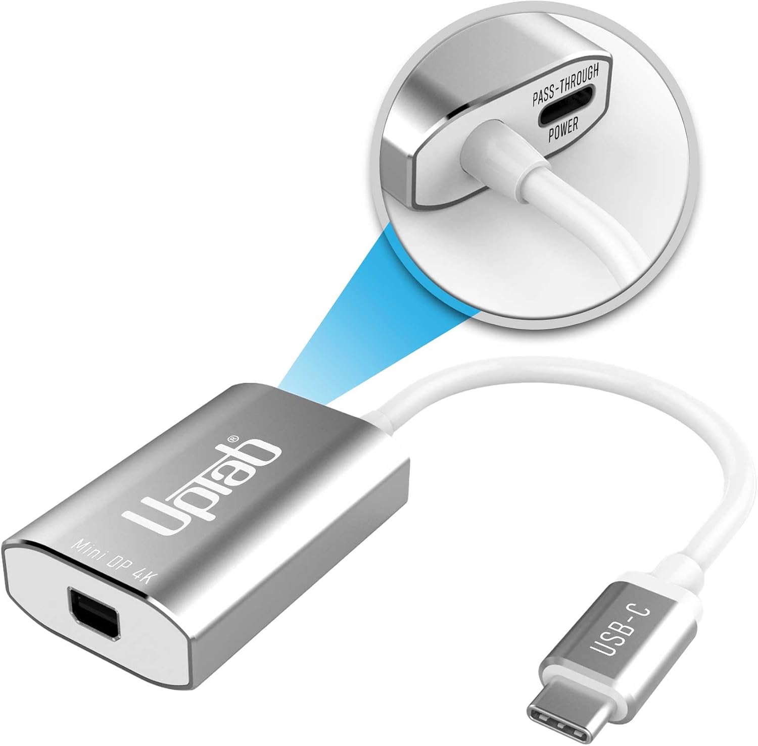 uptab USB C to Mini DisplayPort Adapter 4K@60Hz ...