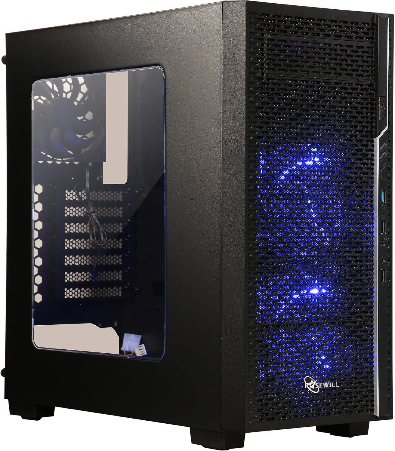 Rosewill ATX Mid Tower Gaming Computer Case with Full ...
