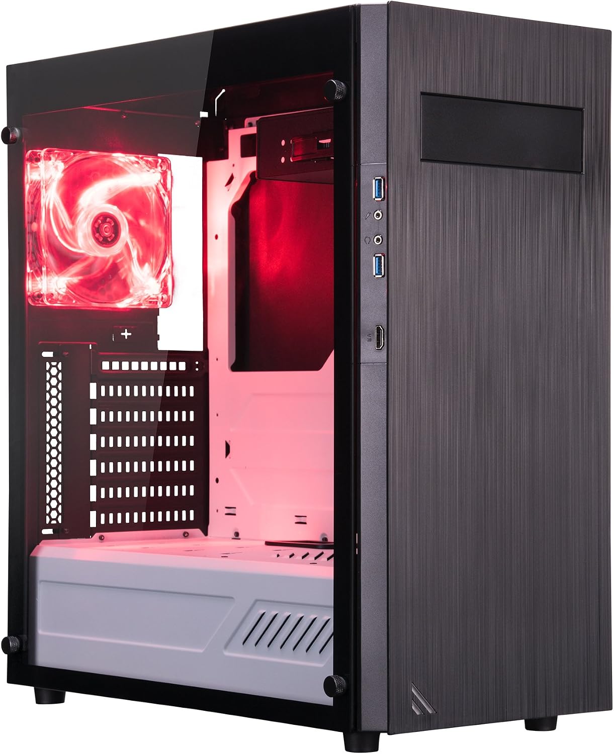 ROSEWILL ATX Mid Tower Gaming Computer Case with Tempered ...
