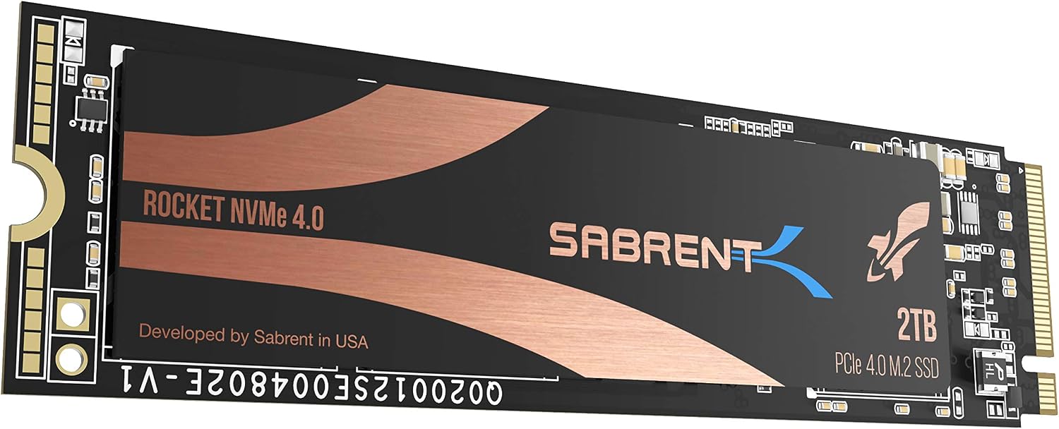 SABRENT 2TB Rocket Nvme PCIe 4.0 M.2 2280 Internal ...