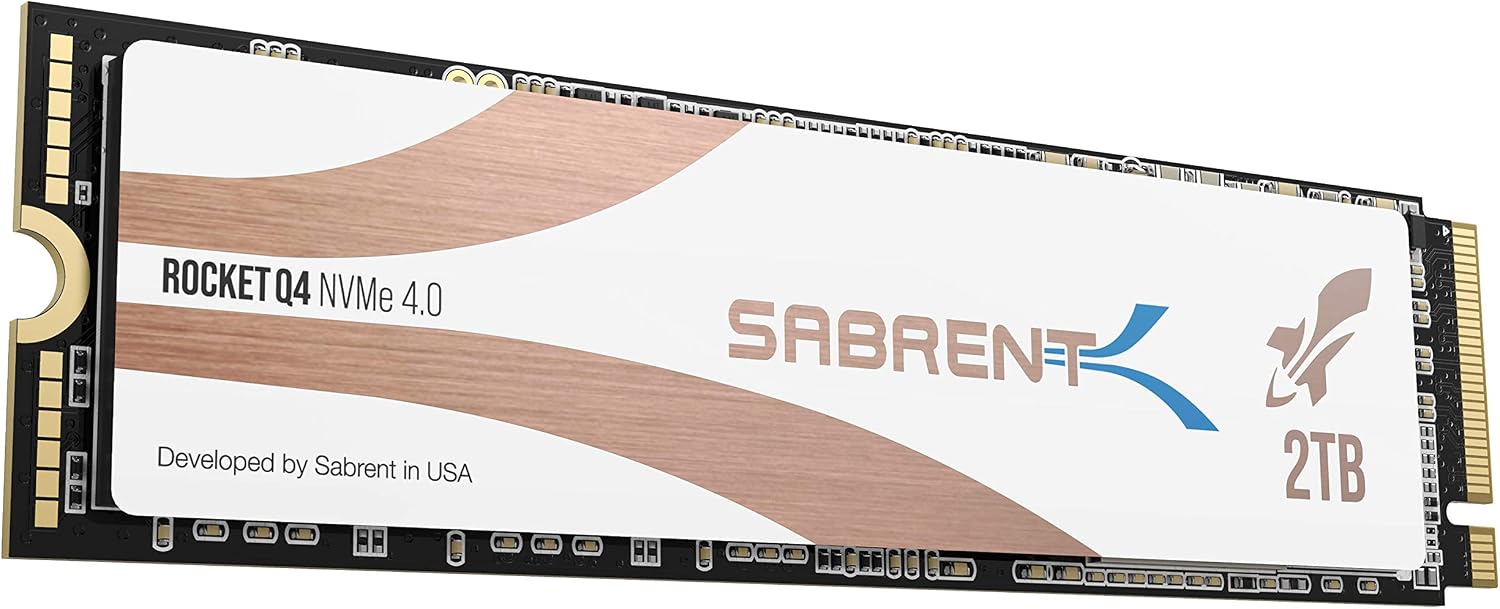 SABRENT 2TB Rocket Q4 NVMe PCIe 4.0 M.2 2280 Internal ...