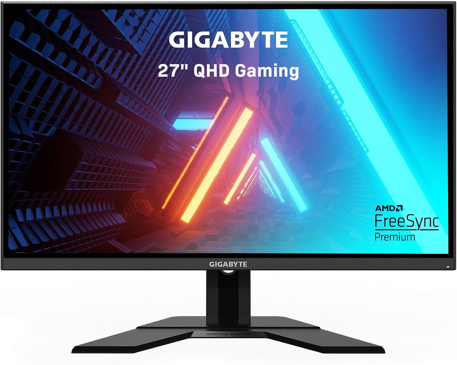 Gigabyte G27Q 27" 144Hz 1440P Gaming Monitor, 2560 ...