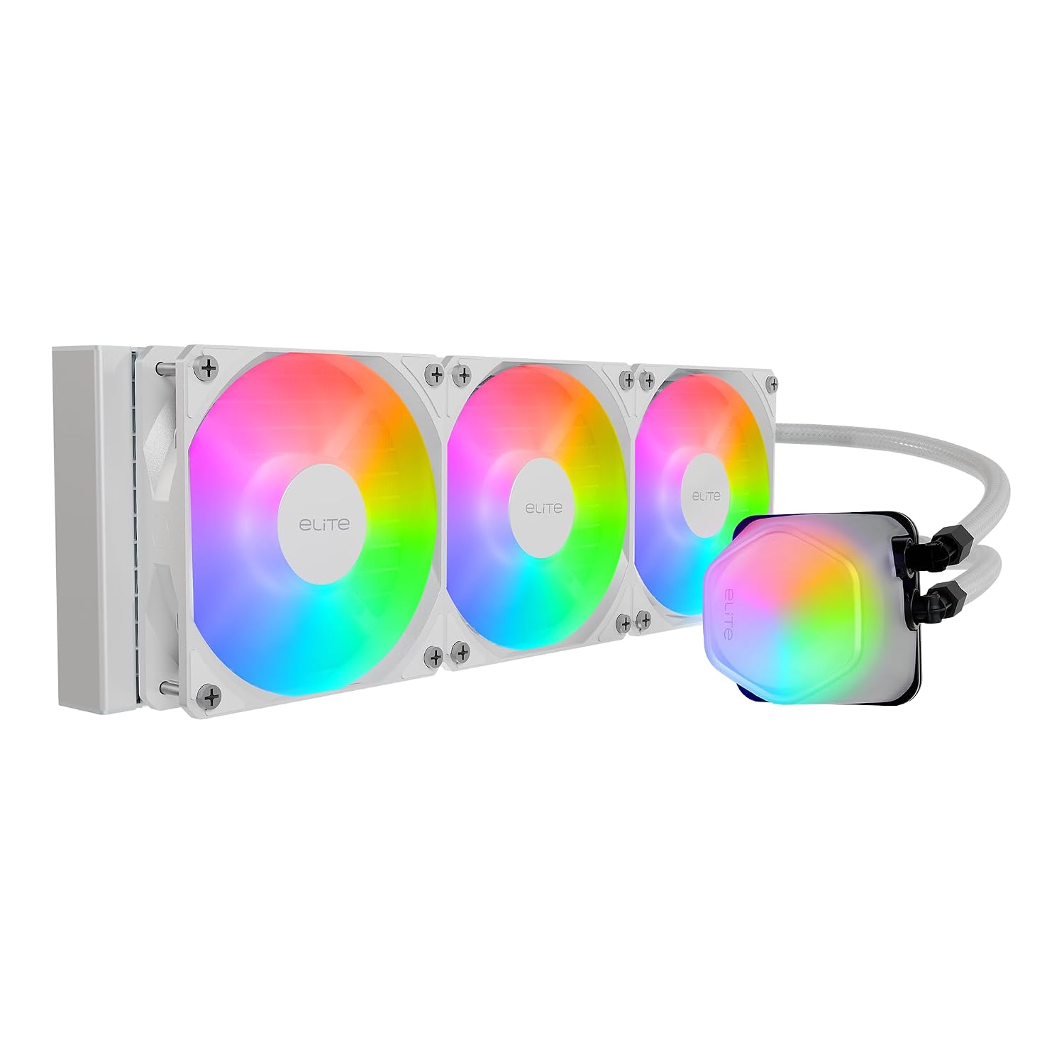 Cooler Master 360 Elite Liquid CPU AIO Cooler – 360mm ...