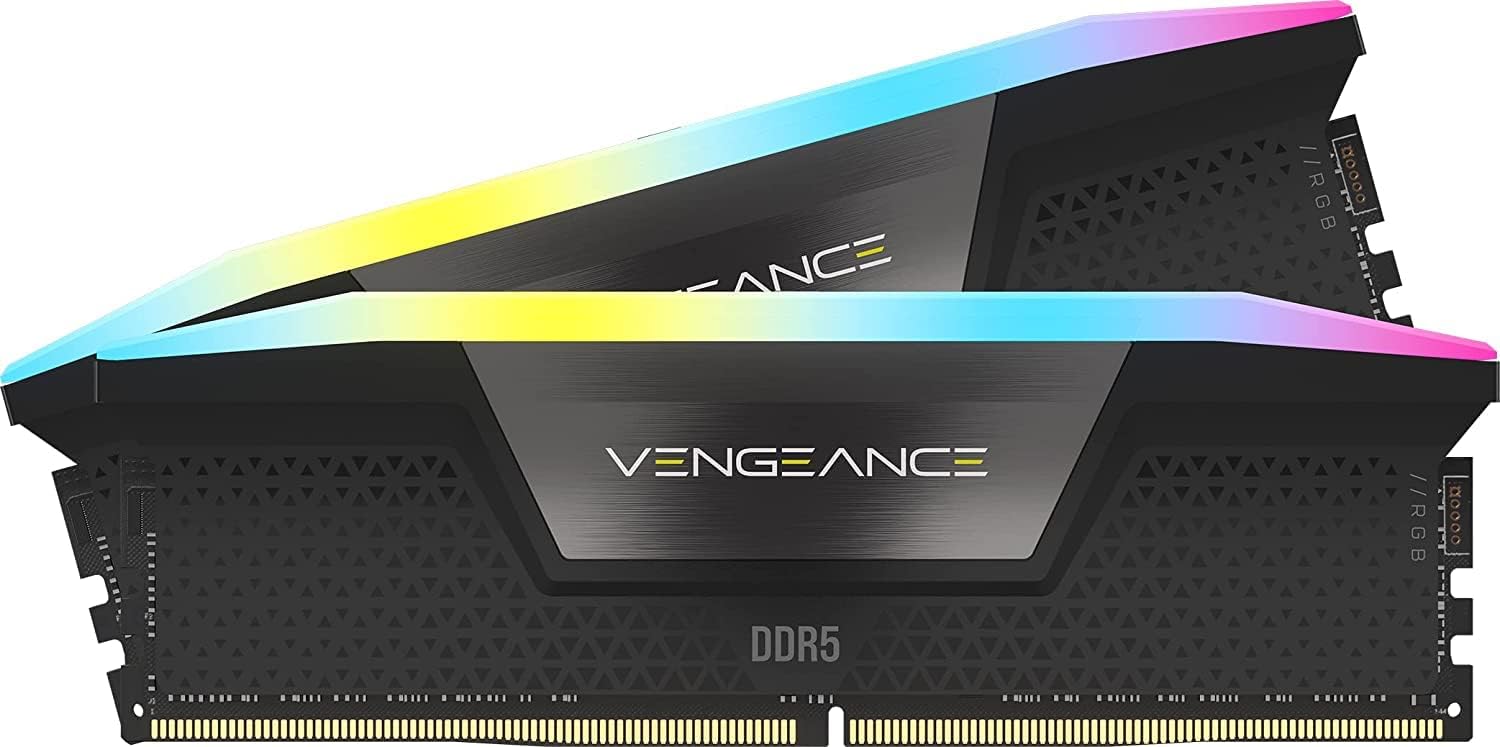 CORSAIR Vengeance RGB DDR5 RAM 64GB (2x32GB) 6000MHz CL30 Intel ...