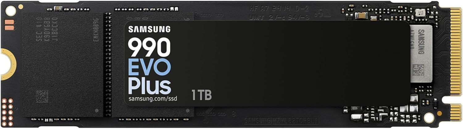 Samsung 990 EVO Plus SSD 1TB, PCIe Gen 4x4, Gen 5x2 ...