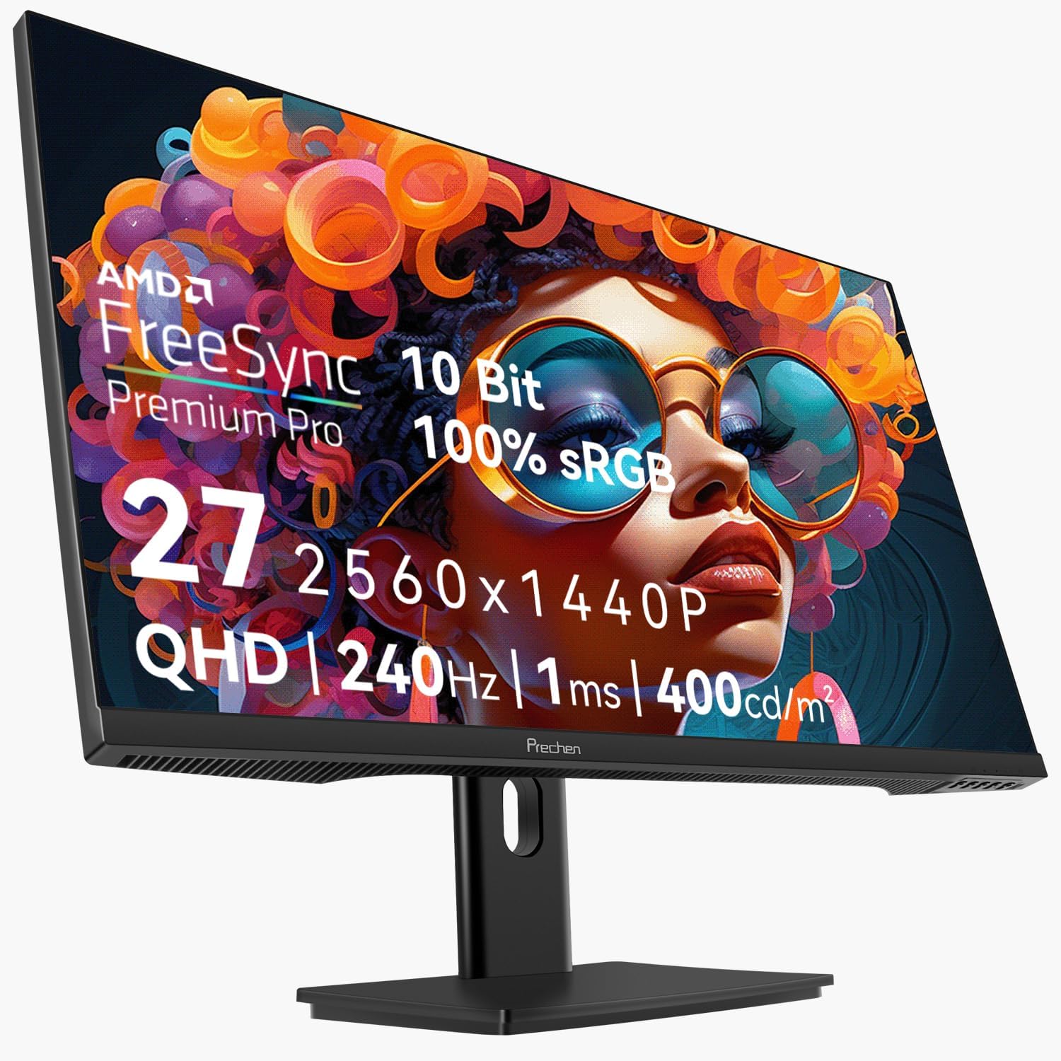 27 Inch 2K 240Hz QHD 2560x1440P Gaming Monitor, 1ms, ...