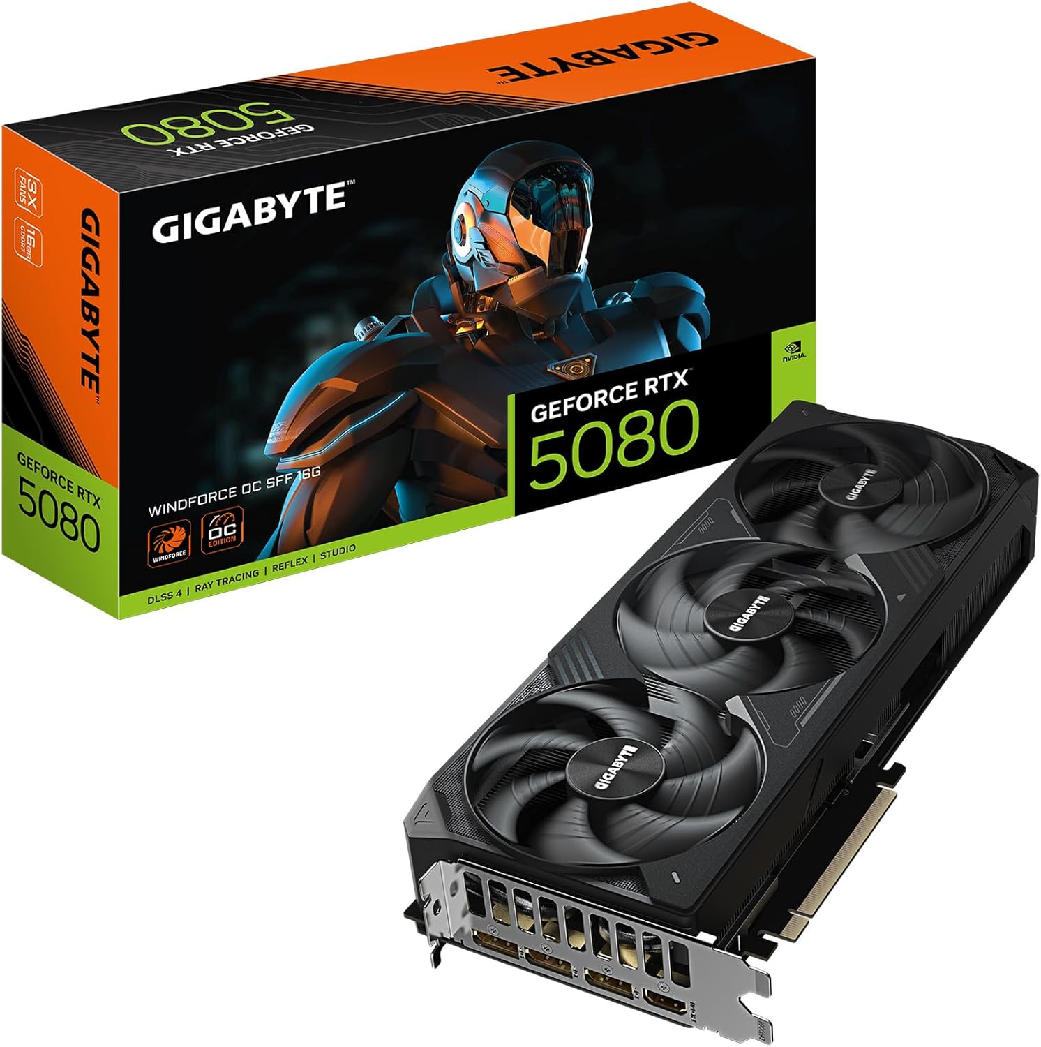 GIGABYTE GeForce RTX 5080 WINDFORCE OC SFF 16G Graphics ...