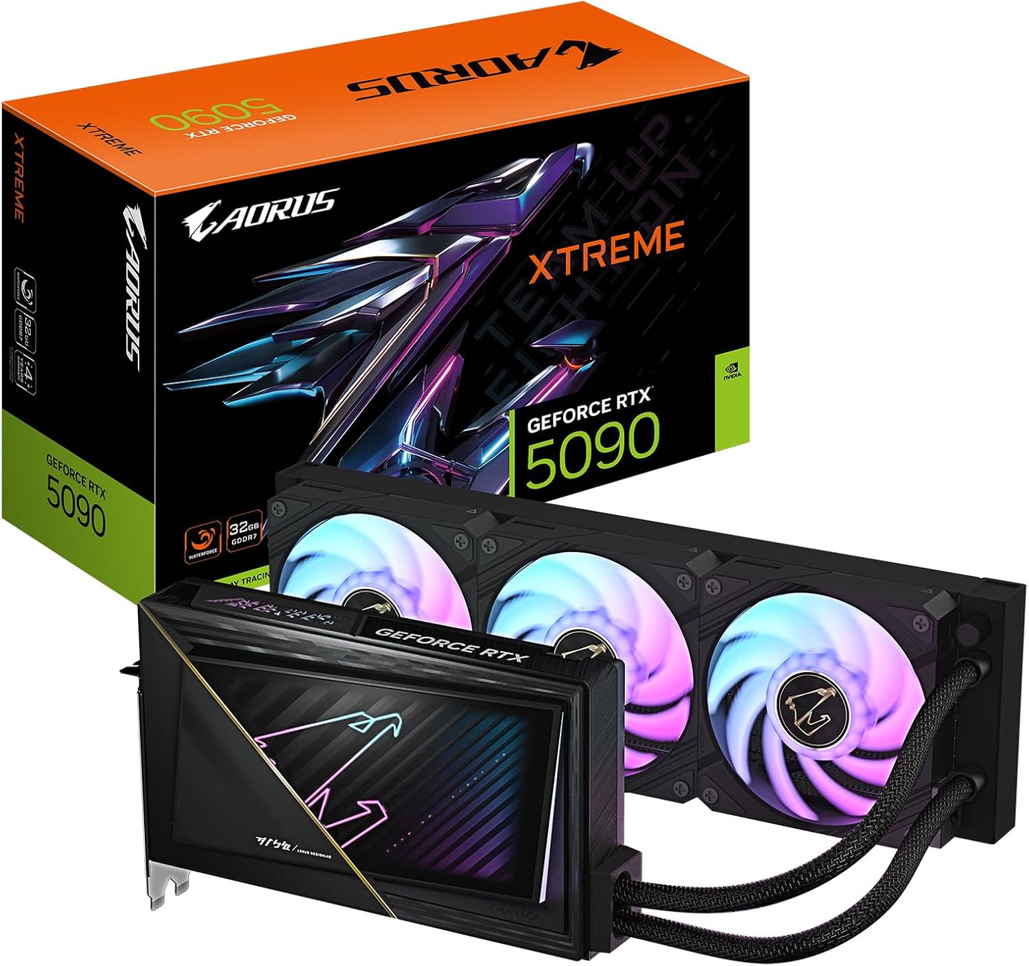 GIGABYTE AORUS GeForce RTX 5090 Xtreme WATERFORCE 32G ...