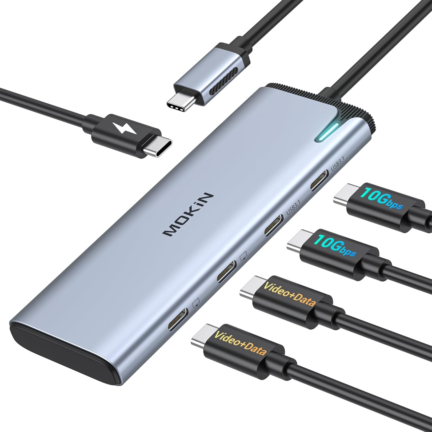 USB C to USB C Hub Dual Monitor, USBC Splitter with ...