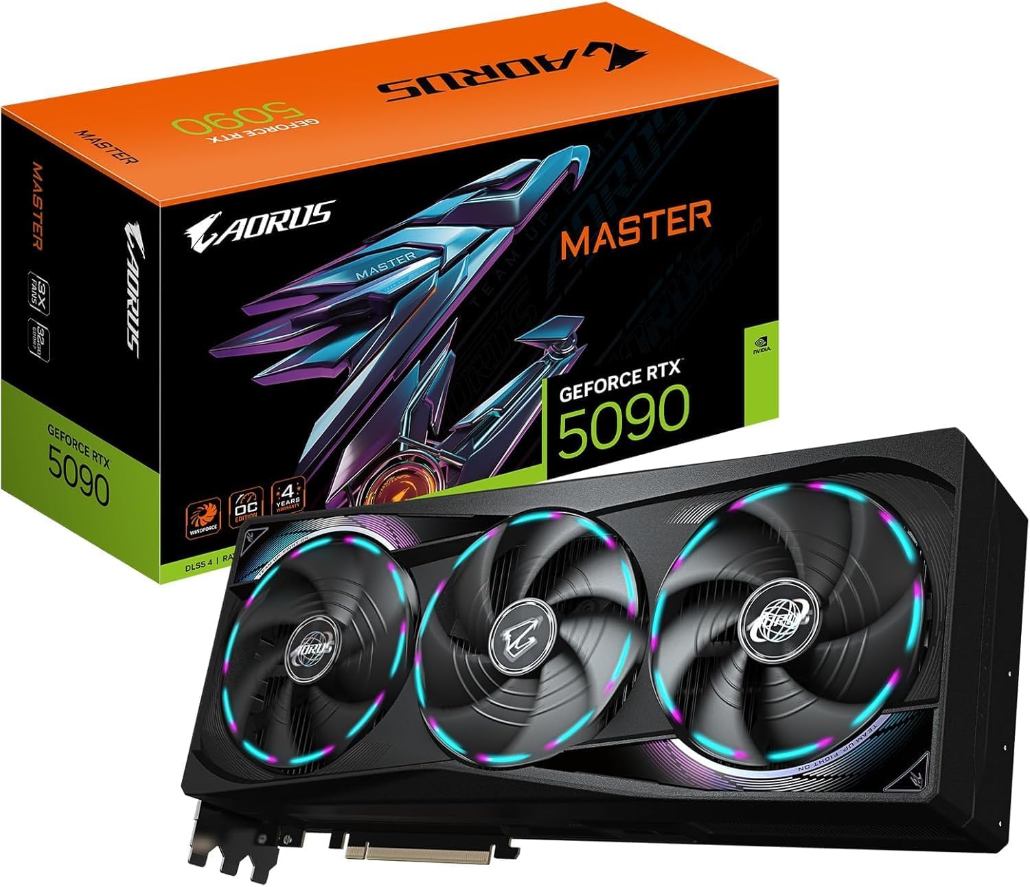 GIGABYTE AORUS GeForce RTX 5090 Master 32G Graphics ...