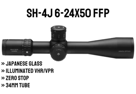 SH-4J 6-24X50 FFP Illuminated VHR/VPR - Zero Stop - 34mm Tube