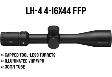 LH-4 4-16x44 FFP | Capped Tool-less Turrets | Illum. VPR/VHR | 30mm Tube